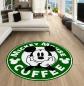 Preview: Starbucks Mickey Mouse Coffee round carpet!